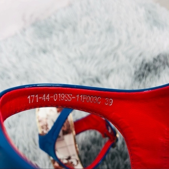 Lanverli Design Leather Open Toe Heels - Picture 8 of 9